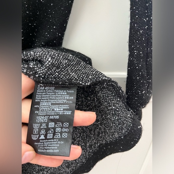 MAISON SCOTCH Scotch & Soda sweater dress size S grey - Picture 3 of 7